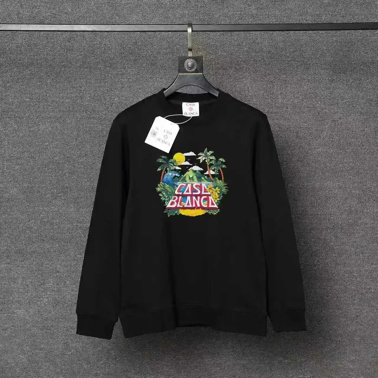 Casablanca Hoodies & Sweatshirts Pullover Hoodie with Casa Blanca Graphic Print — 30