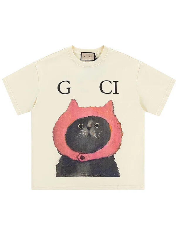 Gucci T-Shirts Animal Graphic Print product detail image 5