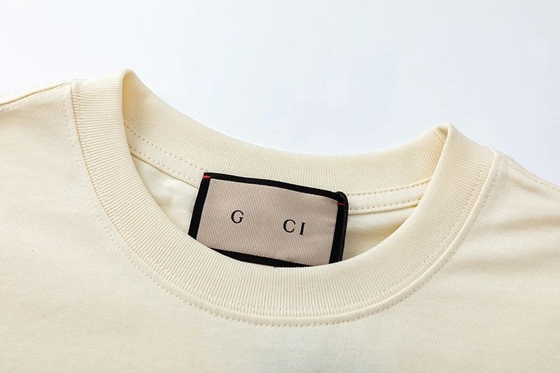 Gucci Hippo and Flamingo Print Cream T-Shirt - 16