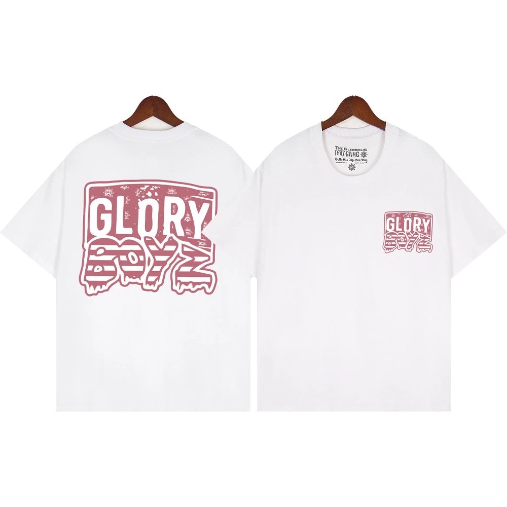Glo Gang T-Shirts Graphic Print Crew Neck T-Shirt — 113 white