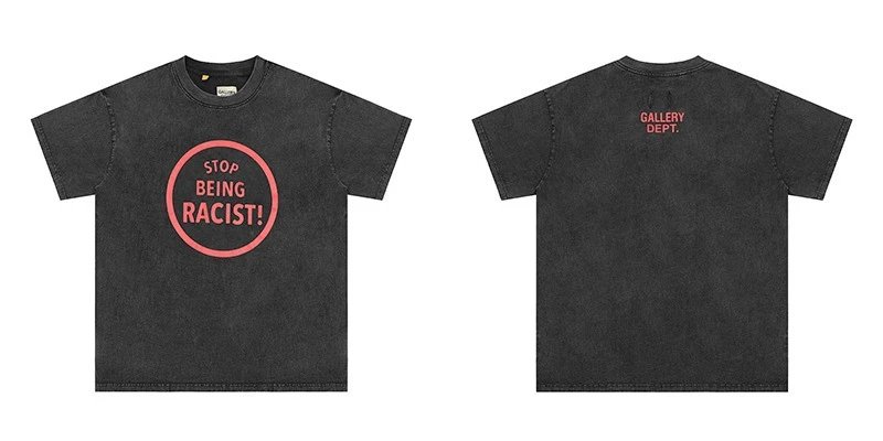 Gallery Dept. T-Shirts Short-Sleeve Graphic Print — D 36 Washing water black (digital direct injection)