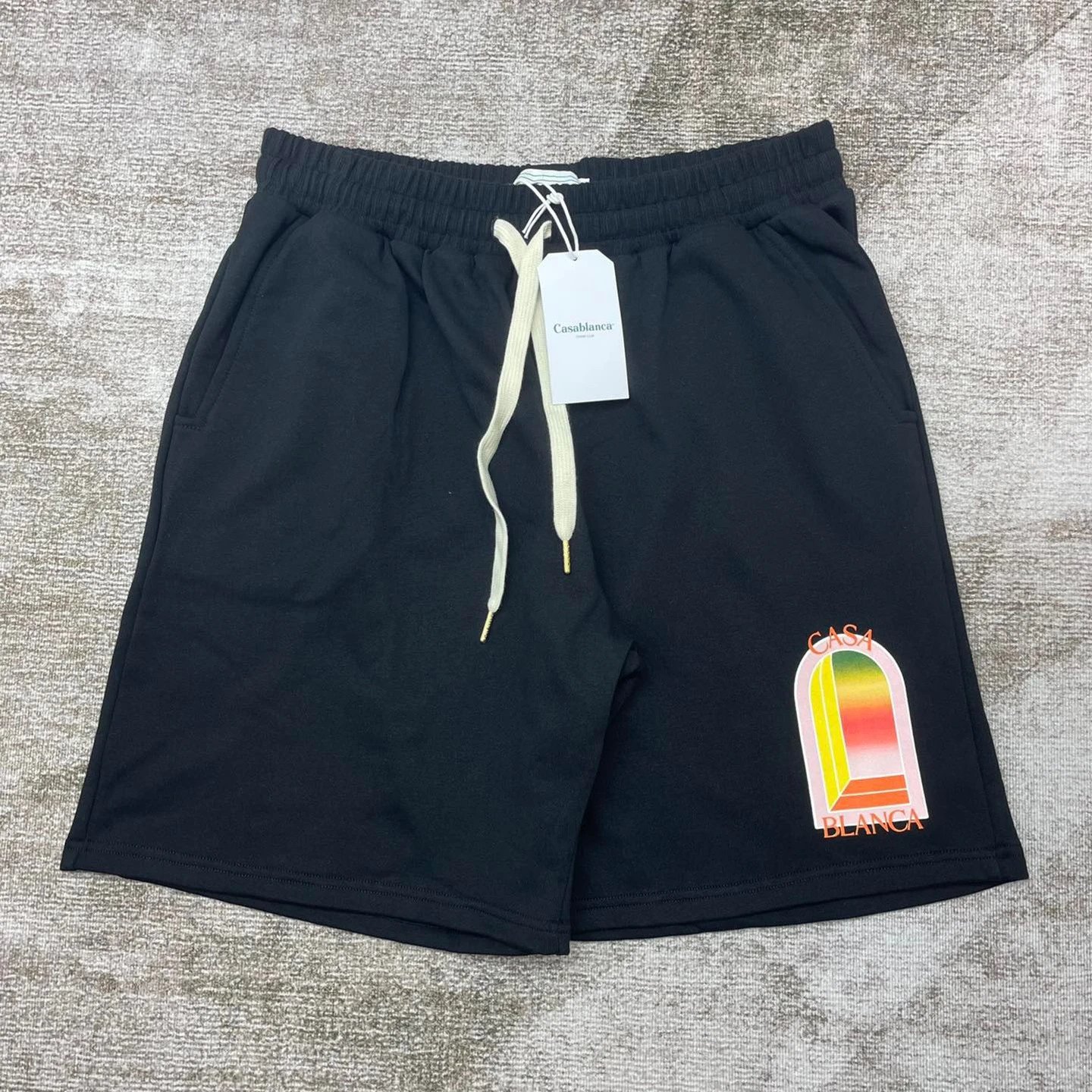 Casablanca Shorts Drawstring logo-print image 2