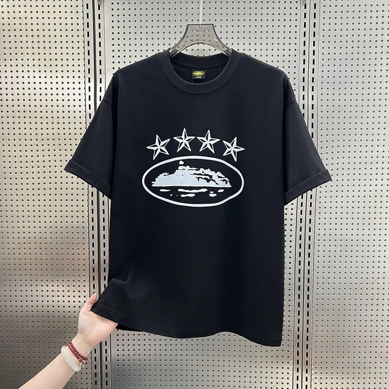 Corteiz T-Shirts Alcatraz Graphic T-Shirt — 5910 Black