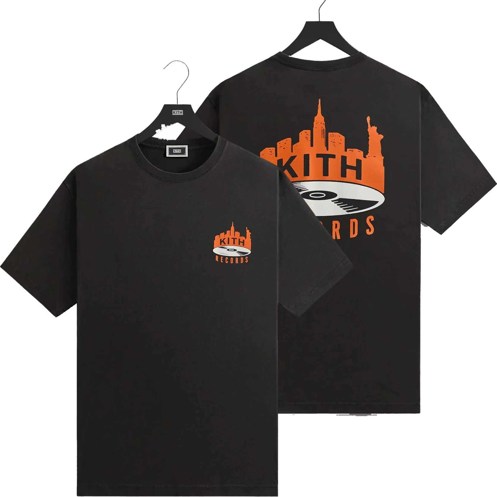 Kith T-Shirts Graphic Print Short-Sleeve T-Shirt — K-270 white