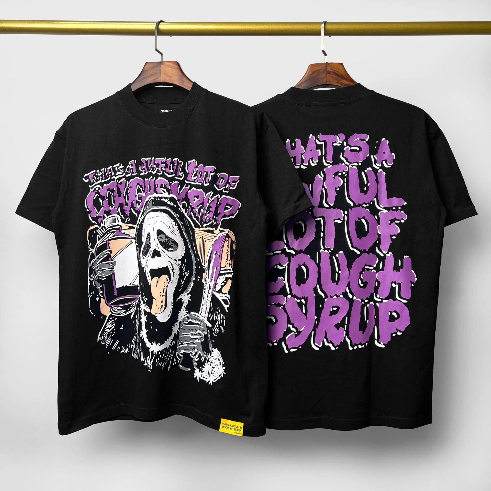 Unbranded T-Shirts Graphic Print — 83 black