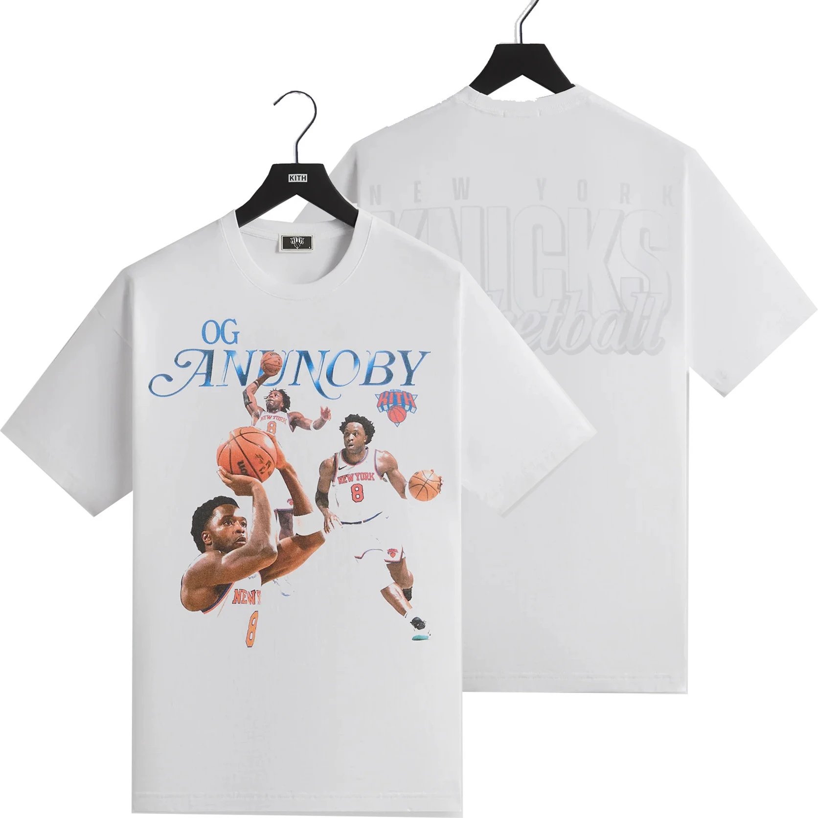 Kith T-Shirts Graphic Print Short-Sleeve T-Shirt — K-285 white
