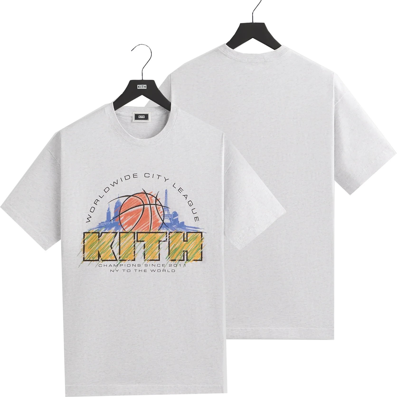 Kith T-Shirts Graphic Print Short-Sleeve T-Shirt — K 288 white