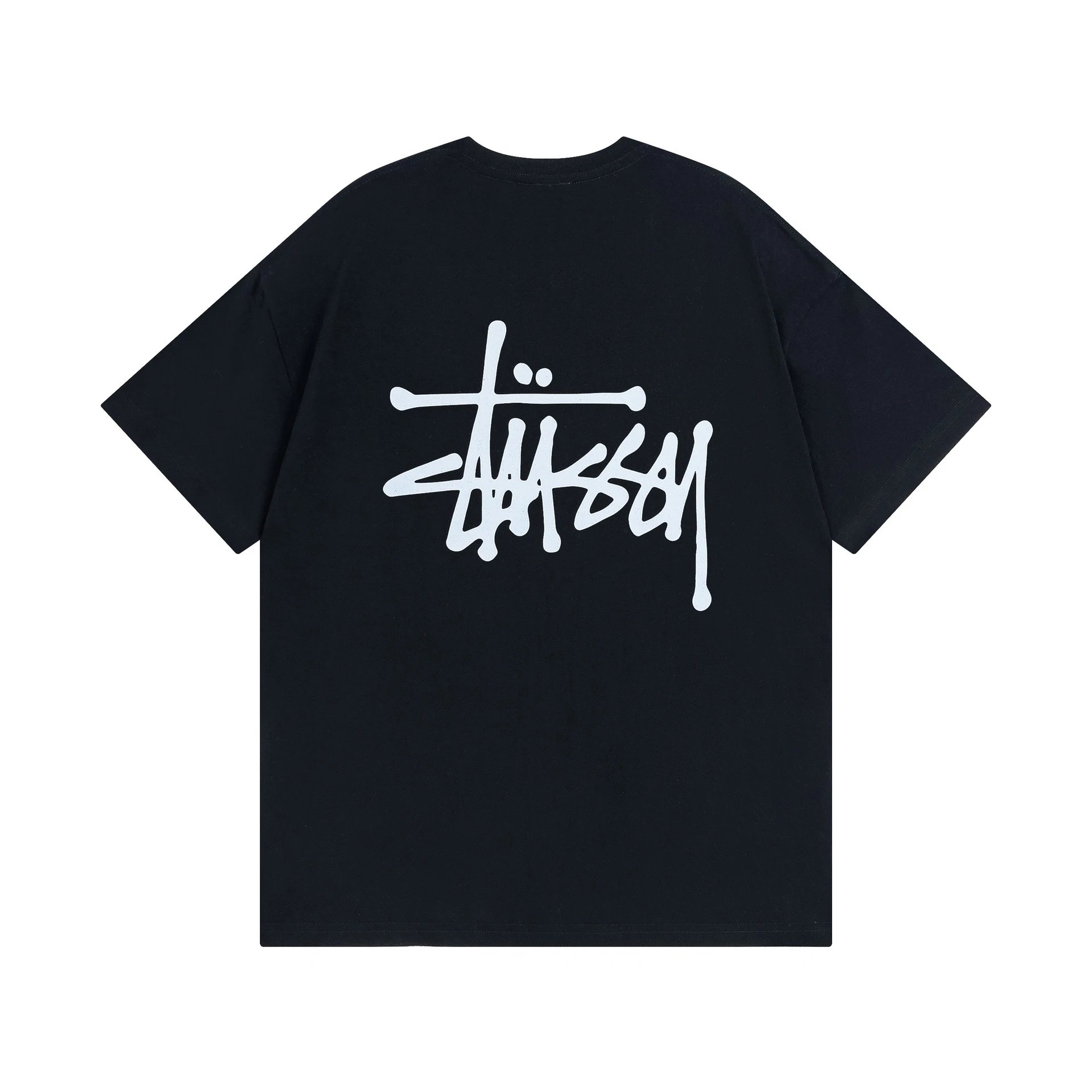 Stüssy T-Shirts Graphic Print Short-Sleeve T-Shirt — 852 black