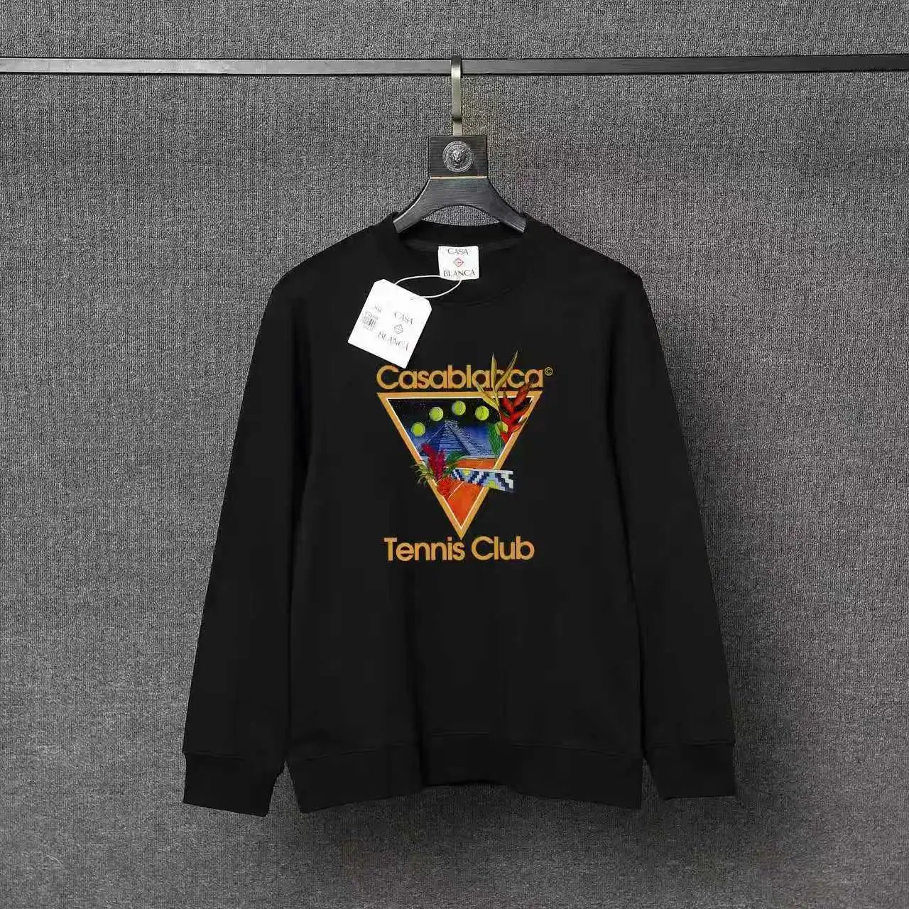 Casablanca Hoodies & Sweatshirts Printed Crewneck Sweatshirt — 42
