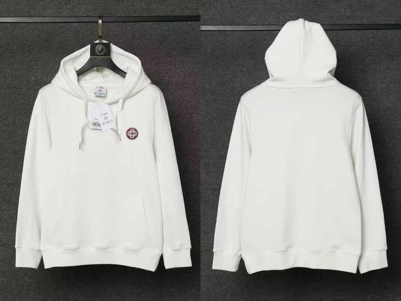 Casablanca Hoodies & Sweatshirts Pullover Hoodie with Casa Blanca Graphic Print — 05