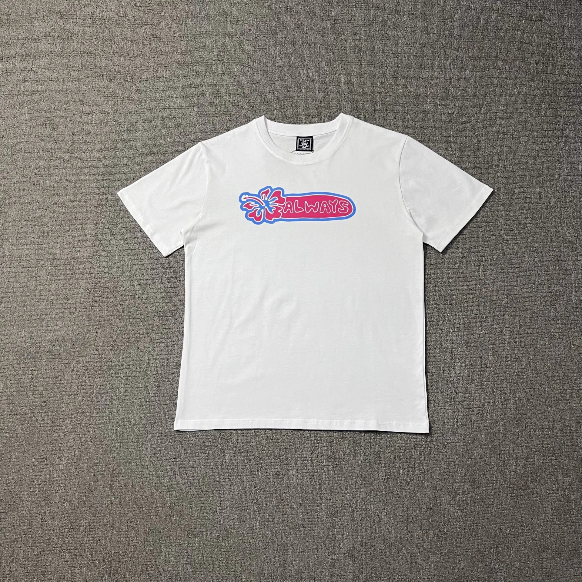 A&D T-Shirts Graphic Print Short-Sleeve T-Shirt — AD17 White