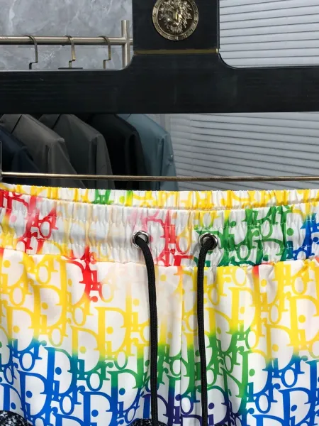 Dior Oblique Rainbow Print Swim Shorts - 6