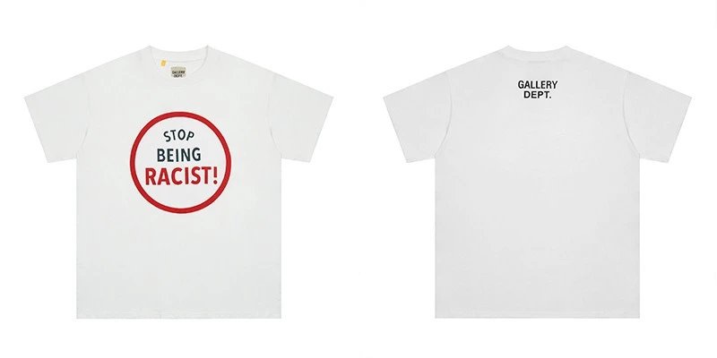Gallery Dept. T-Shirts Short-Sleeve Graphic Print — D 36 White (digital direct injection)