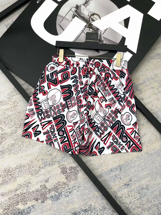 Moncler Shorts Drawstring logo-print product detail image 9