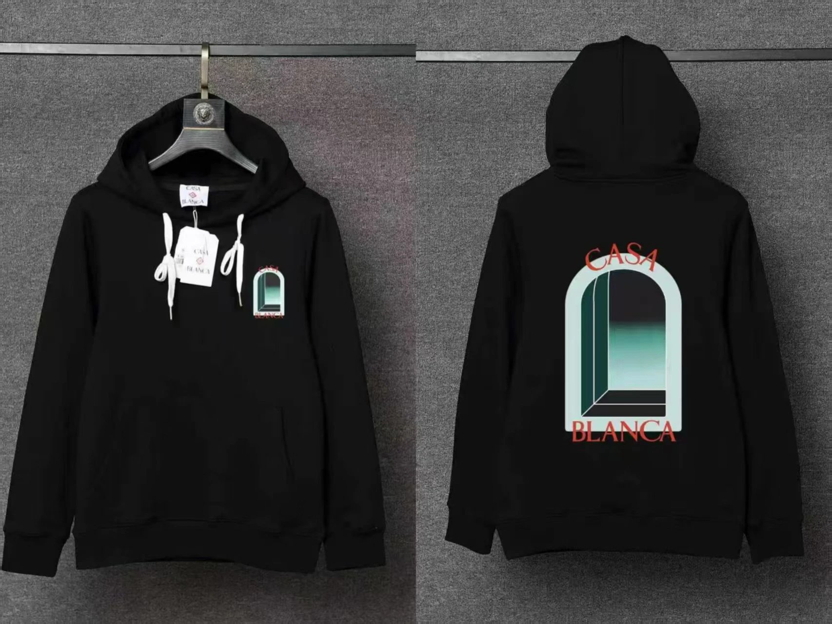 Casablanca Hoodies & Sweatshirts Pullover Hoodie with Casa Blanca Graphic Print — 22