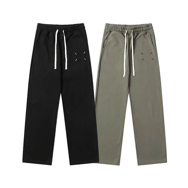 Maison Margiela Trousers Drawstring sweatpants with logo prints product detail image 3