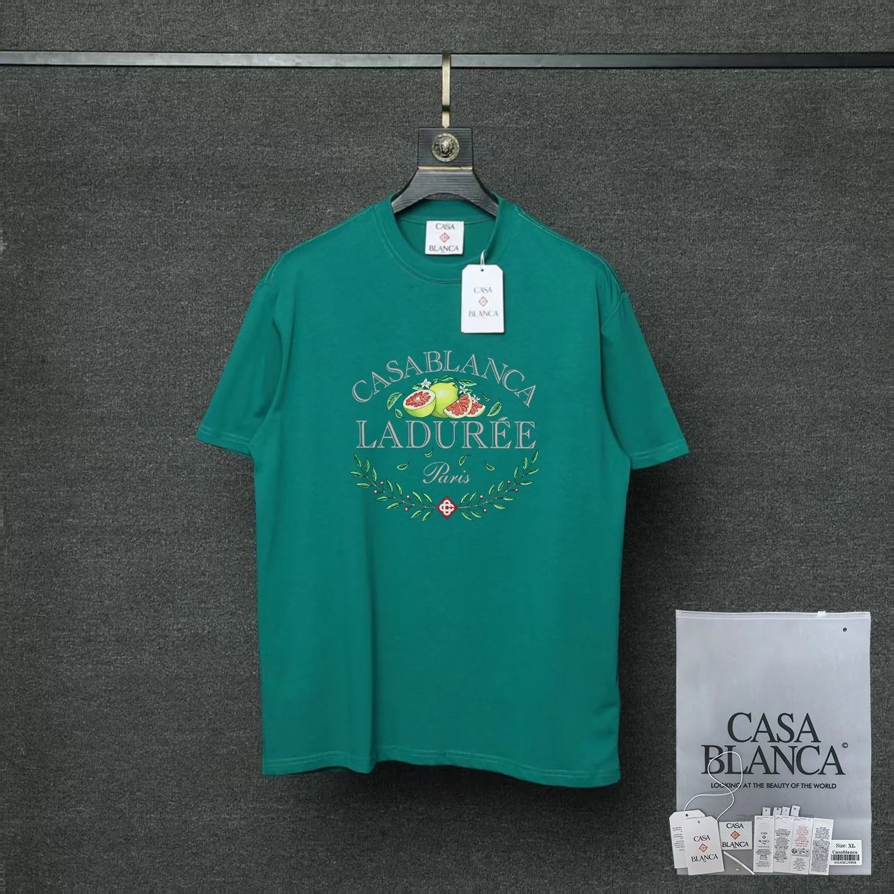 Casa Blanca T-Shirts Ladurée Graphic — 2 Green