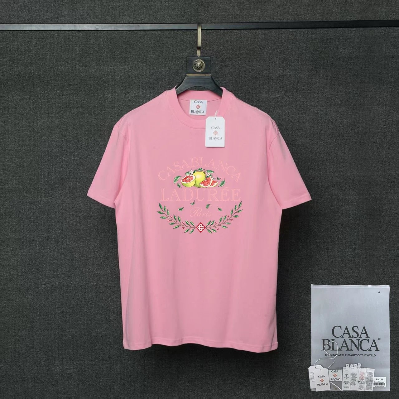 Casa Blanca T-Shirts Ladurée Graphic — 2 pink