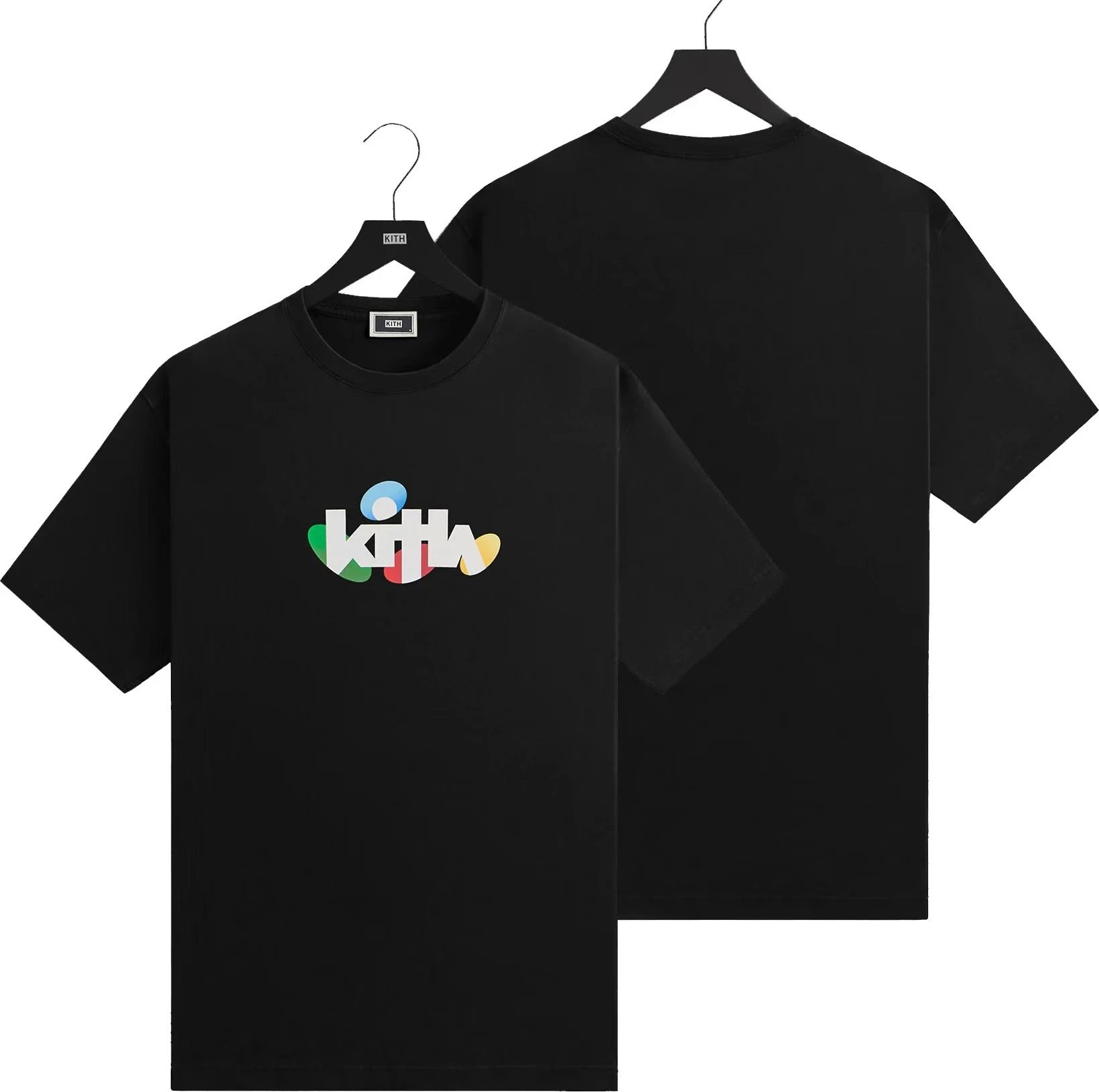 Kith T-Shirts Graphic Print Short-Sleeve T-Shirt — K-271 Black