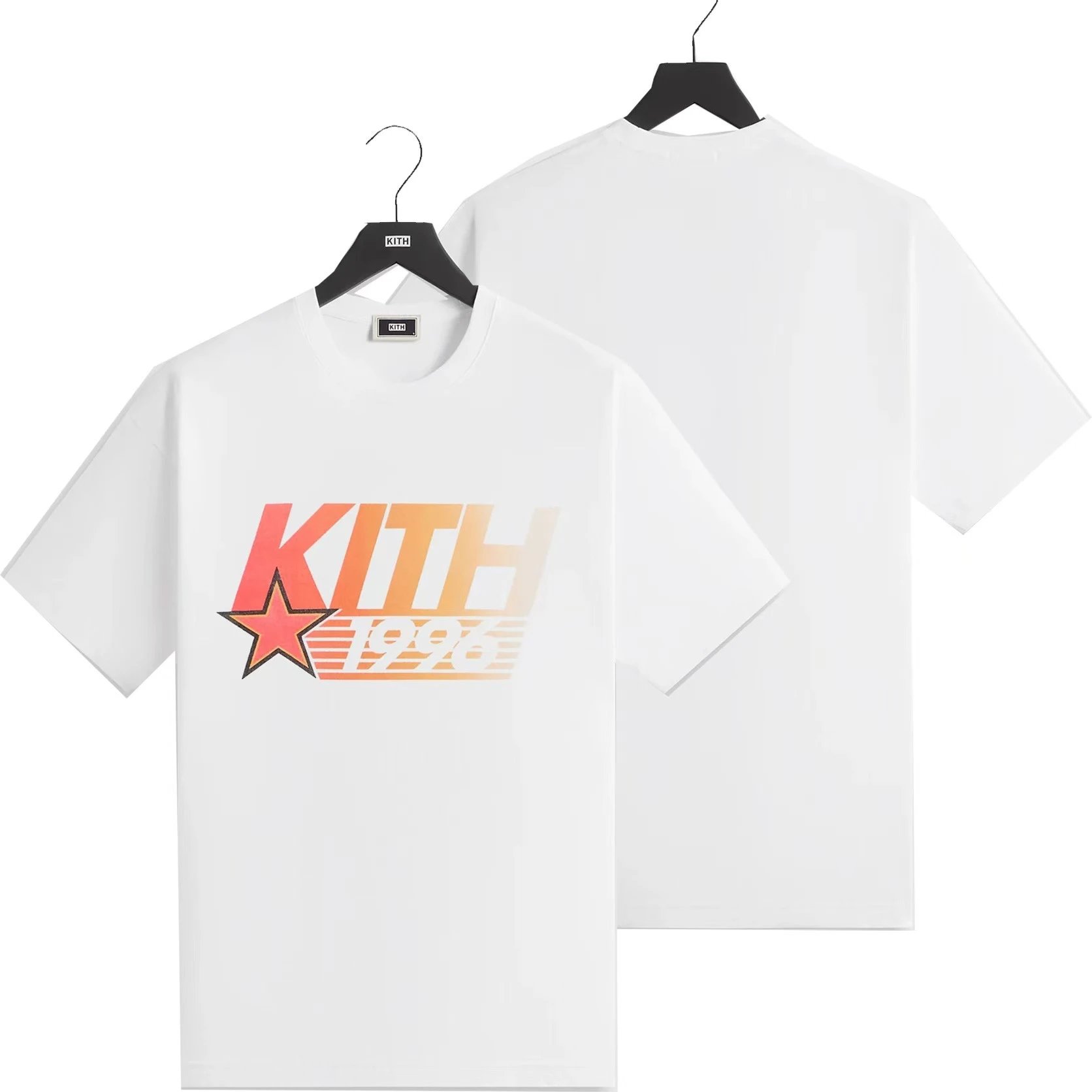 Kith T-Shirts Graphic Print Short-Sleeve T-Shirt — K-275 white