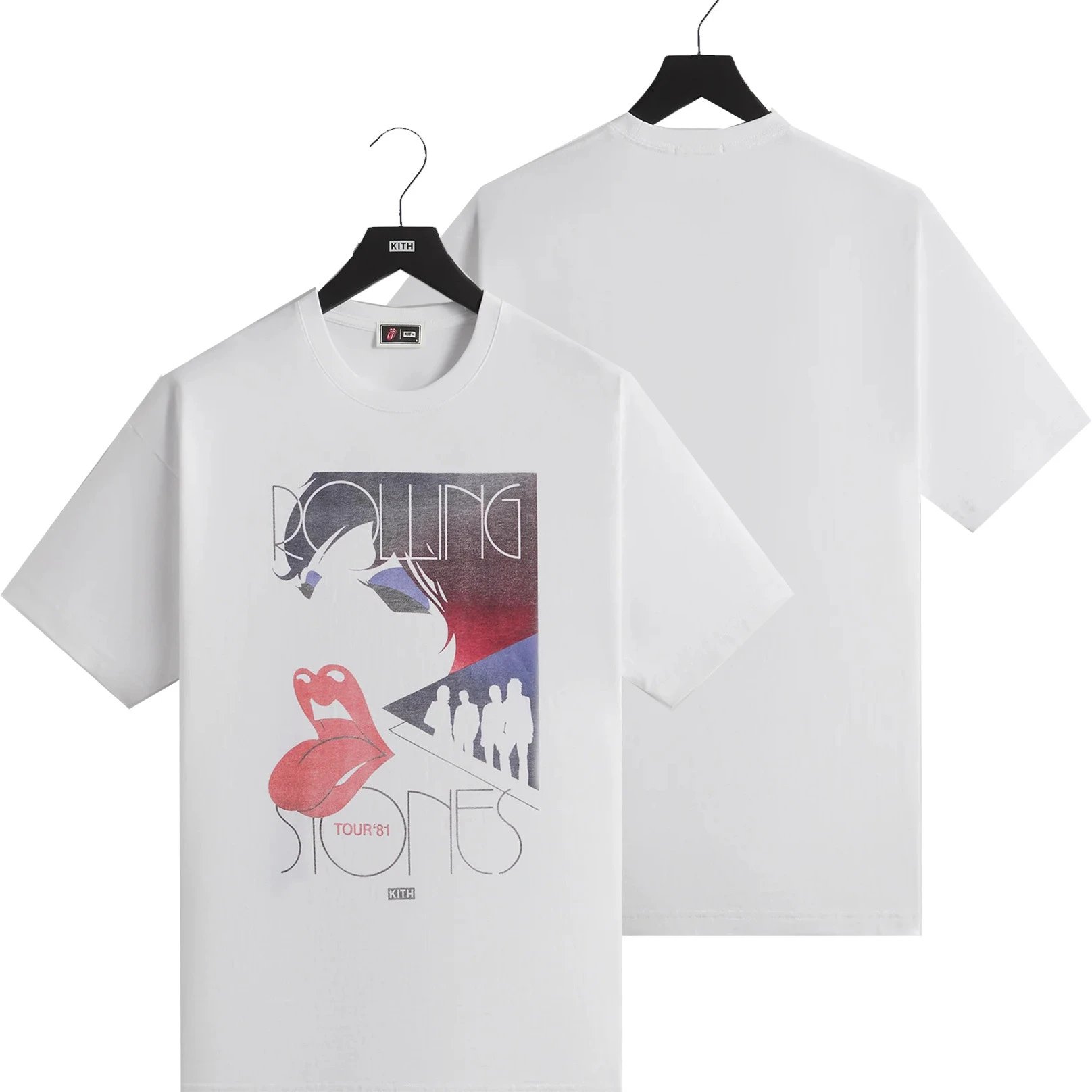 Kith T-Shirts Graphic Print Short-Sleeve T-Shirt — K-299 White