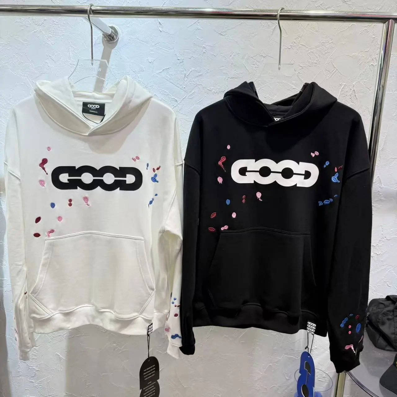Good Brand Hoodies & Sweatshirts Rhinestone Graphic Sweatshirt Collection image 3
