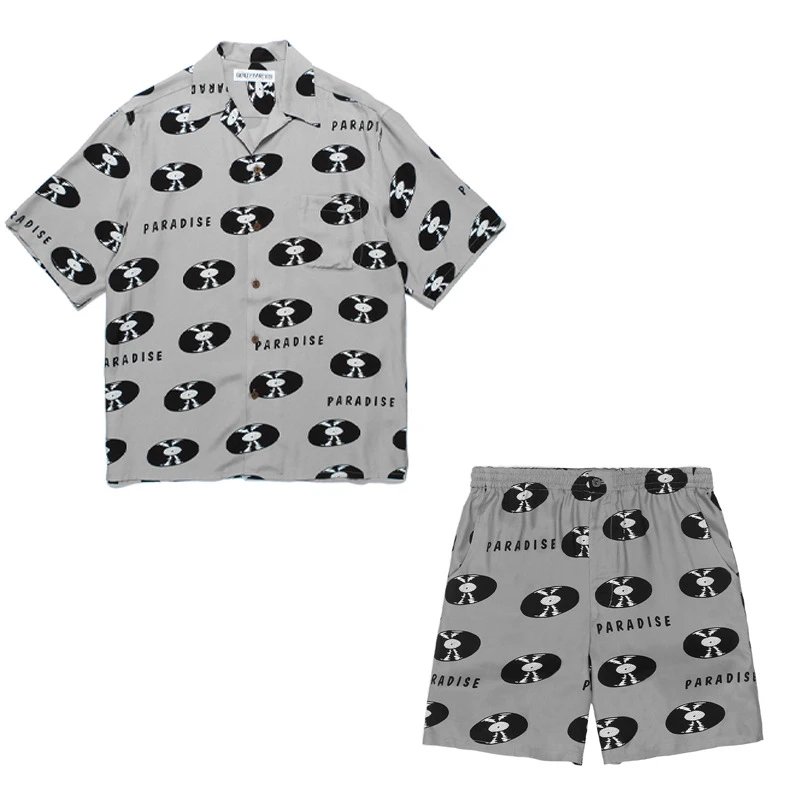 Human Made Tokyo Empire Black Print Shirt and Shorts Set - 9