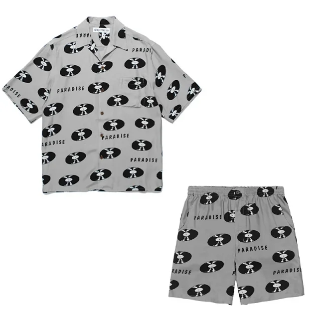 WACKO MARIA Matching Sets Tiger Print Hawaiian Shirt and Shorts Set product detail image 8
