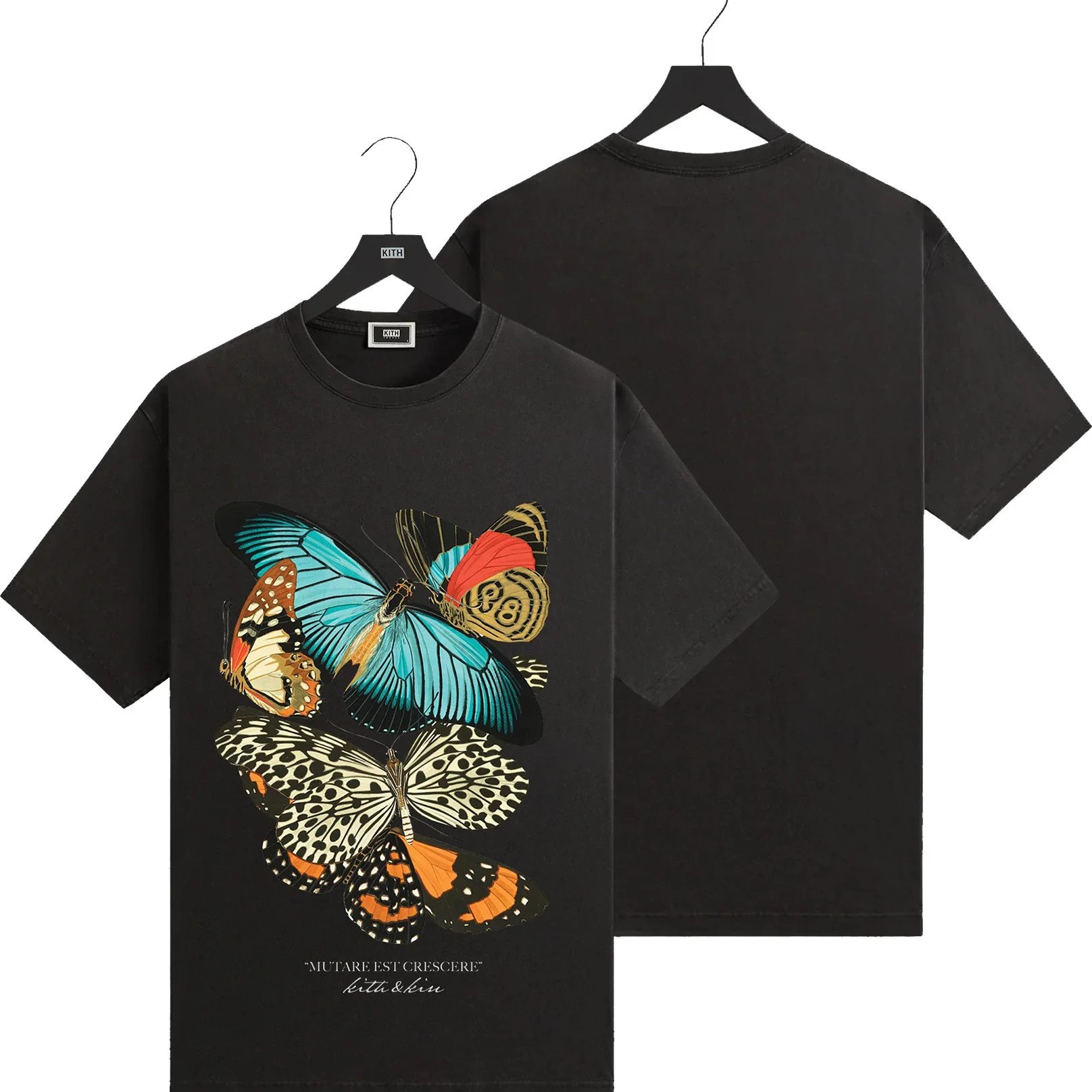 Kith T-Shirts Graphic Short-Sleeve T-Shirt — K 302 Black