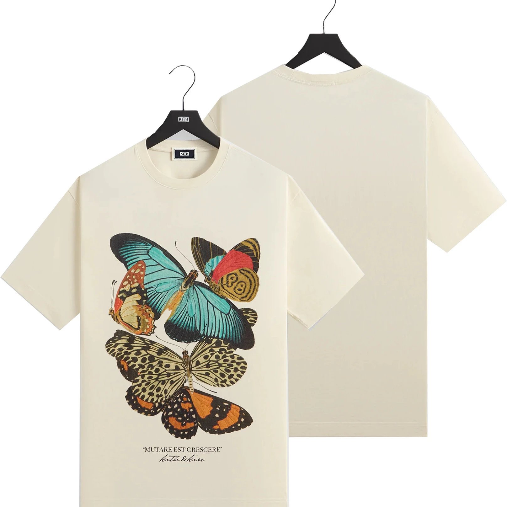 Kith T-Shirts Graphic Short-Sleeve T-Shirt — K 302 Apricot color