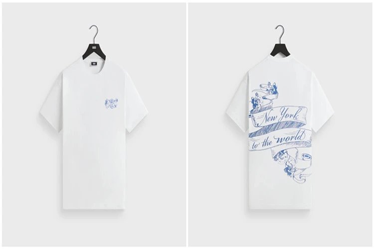 Kith T-Shirts Graphic Short-Sleeve T-Shirt — K 310 white