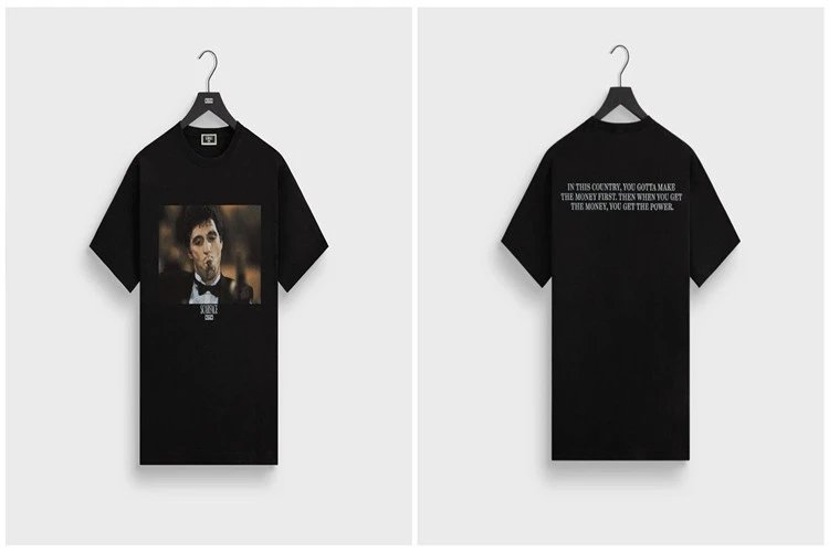 Kith T-Shirts Graphic Short-Sleeve T-Shirt — K-330 black