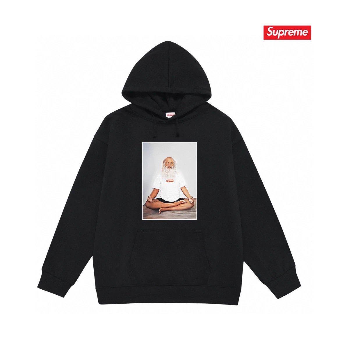 Supreme Hoodies & Sweatshirts Graphic Print Pullover Hoodie — S2047 black