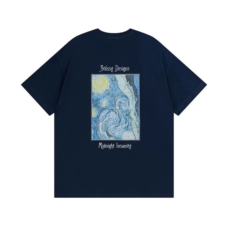 Stüssy T-Shirts Graphic Print Short-Sleeve T-Shirt — 873 Royal Blue