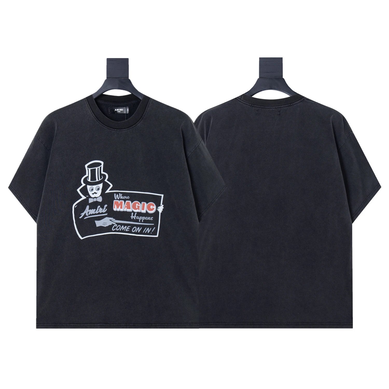AMIRI T-Shirts Graphic Print — tx6505 black