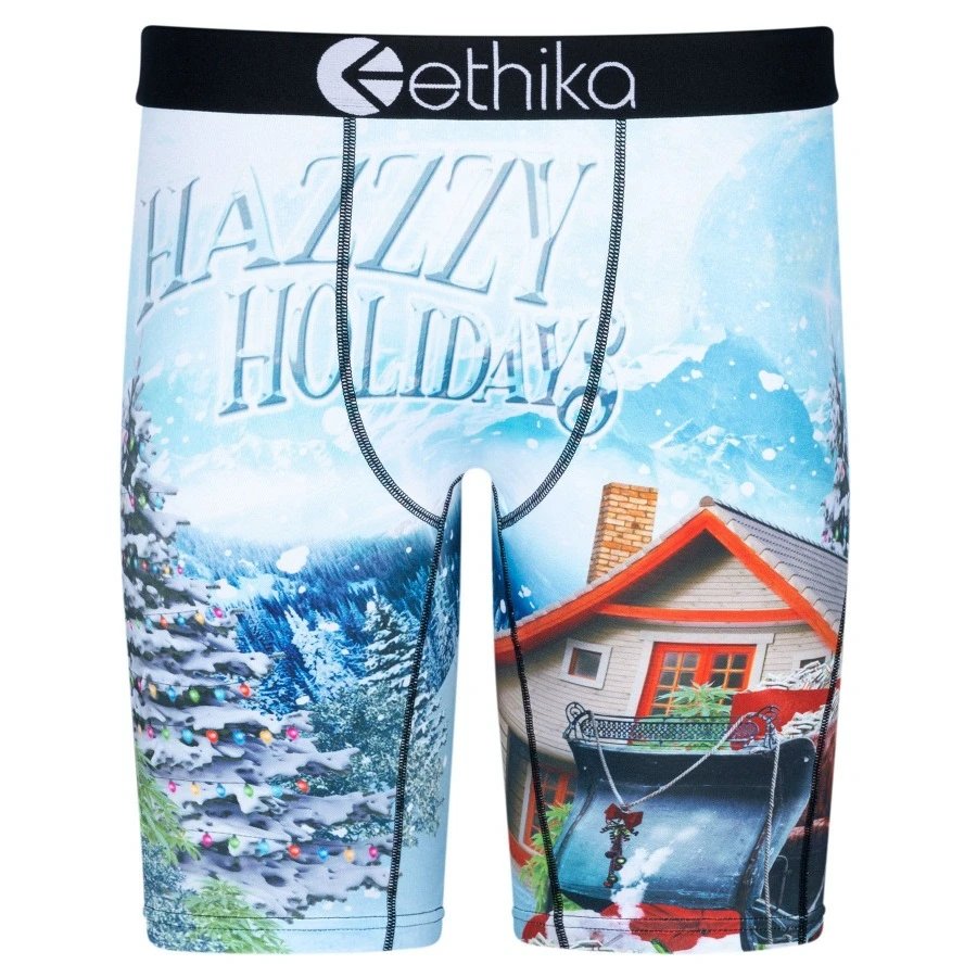 Ethika Underwear Printed Boxer Briefs — Snow house