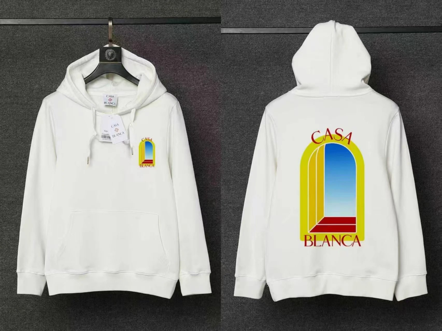 Casablanca Hoodies & Sweatshirts Pullover Hoodie with Casa Blanca Graphic Print — 19