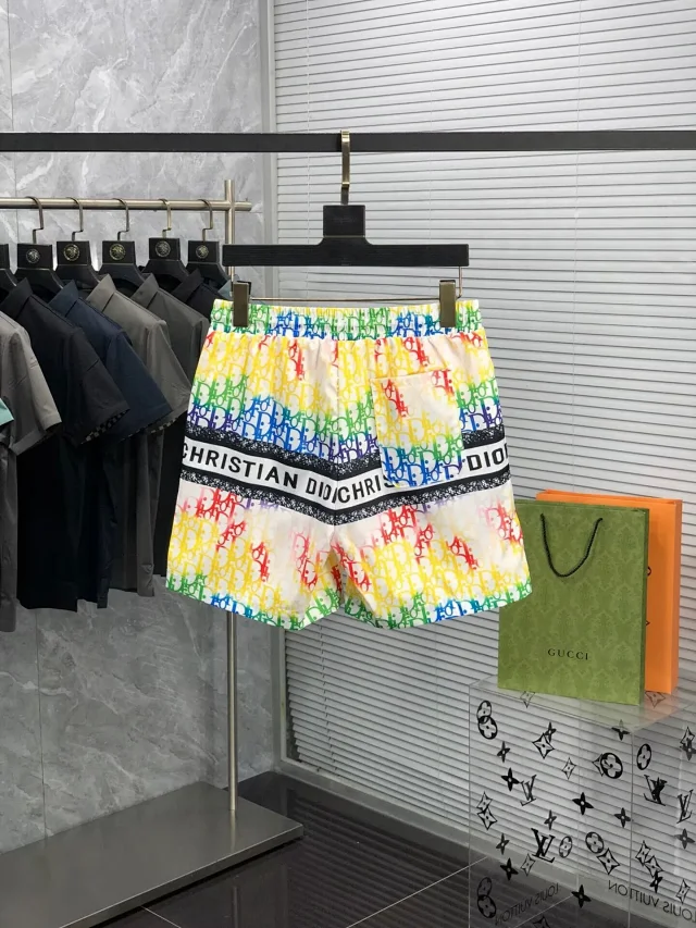 Dior Shorts Drawstring monogram-print product detail image 3