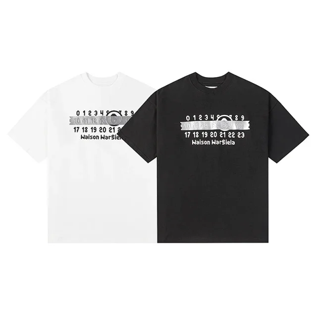 Maison Margiela T-Shirts Number 6 Graphic T-Shirt product detail image 8