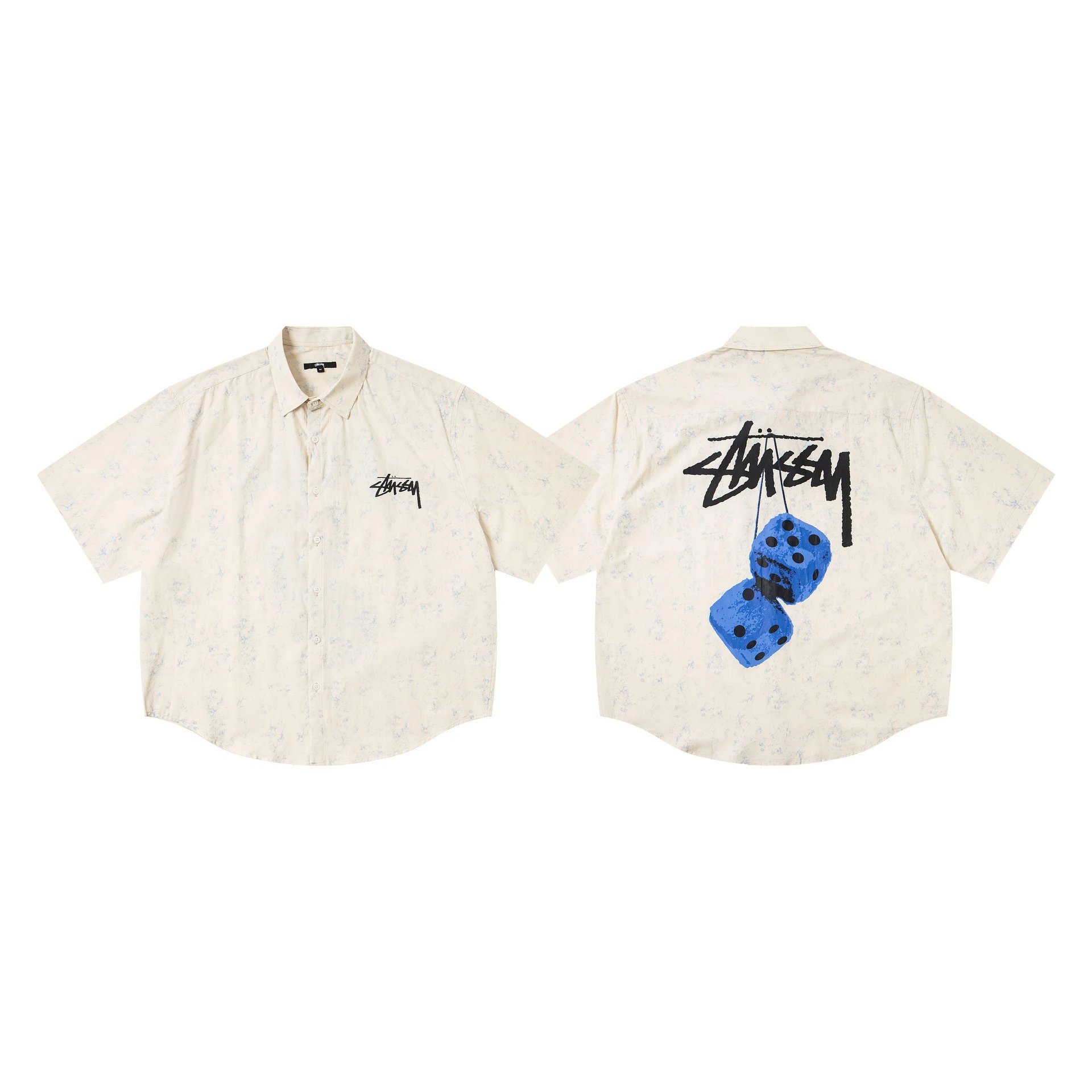 Stüssy Shirts Graphic Plaid Button-Up — 6967 blue