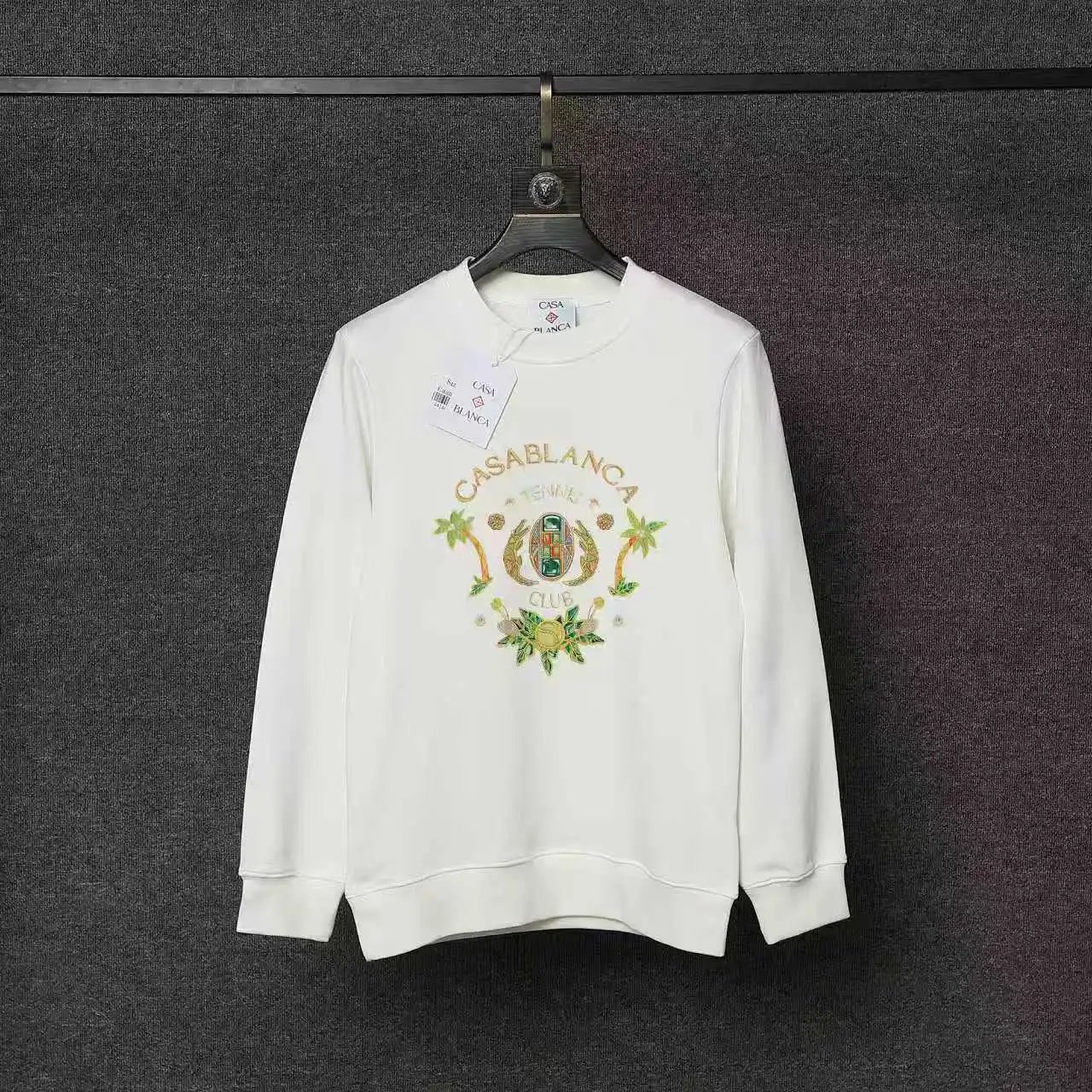 Casablanca Hoodies & Sweatshirts Pullover Hoodie with Casa Blanca Graphic Print — 37