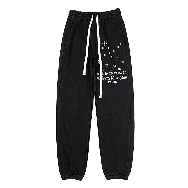 Maison Margiela Trousers Drawstring sweatpants with logo prints — M334-1