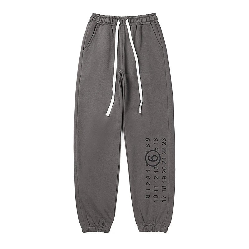 Maison Margiela Trousers Drawstring sweatpants with logo prints — M335-1