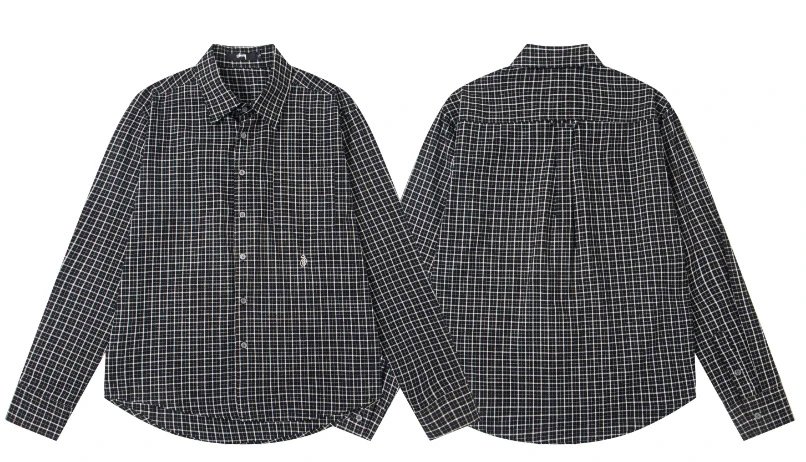 Stüssy Shirts Graphic Plaid Button-Up — 6959 black