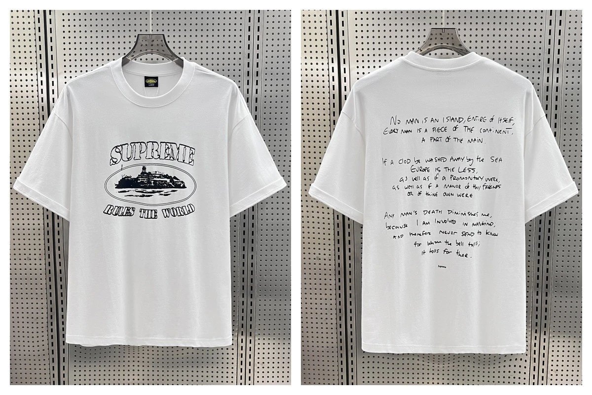 Corteiz T-Shirts Alcatraz Graphic T-Shirt — 5919 white