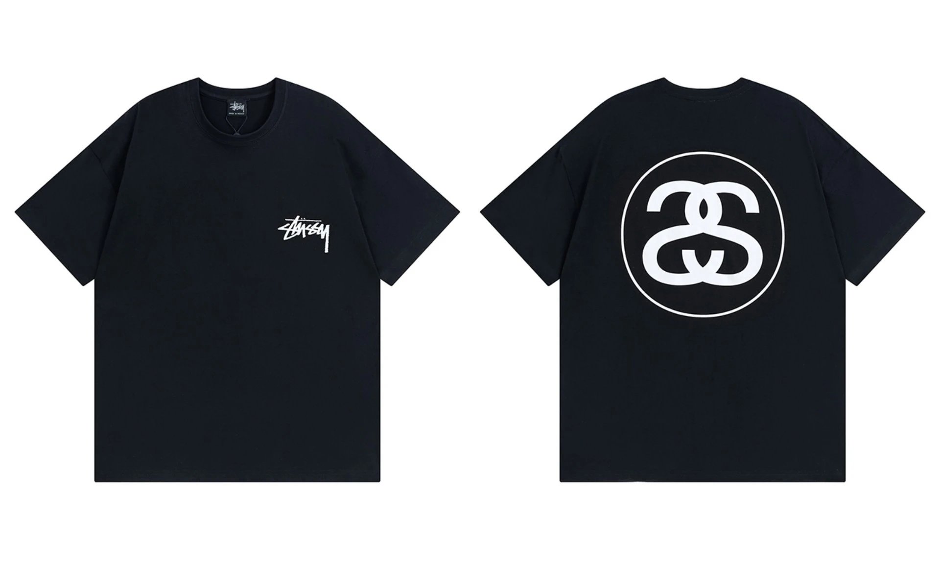 Stüssy T-Shirts TS3K-1 graphic print — 954 black