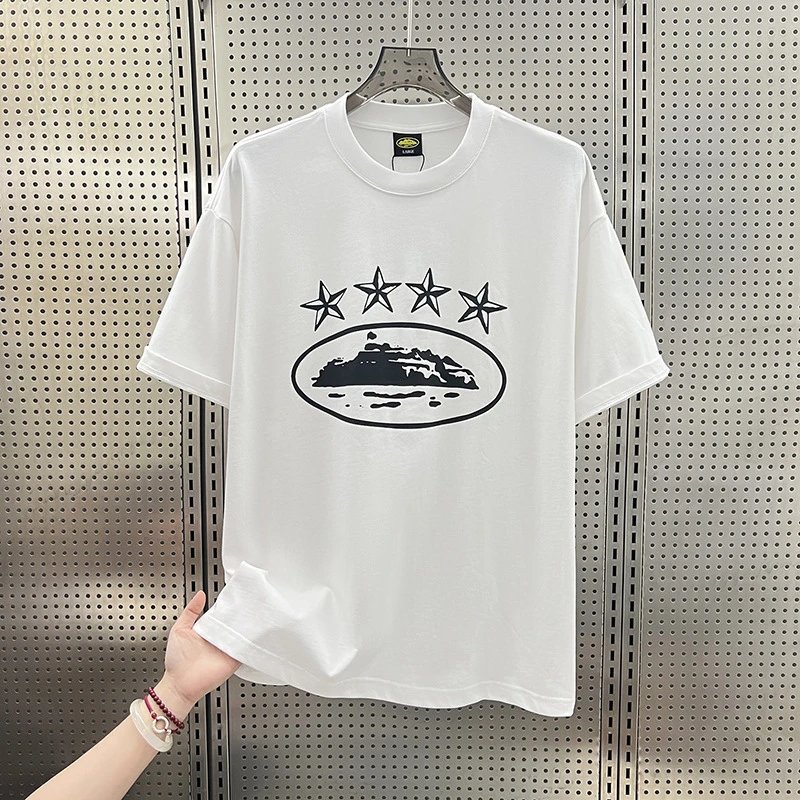 Corteiz T-Shirts Alcatraz Graphic T-Shirt — 5910 white