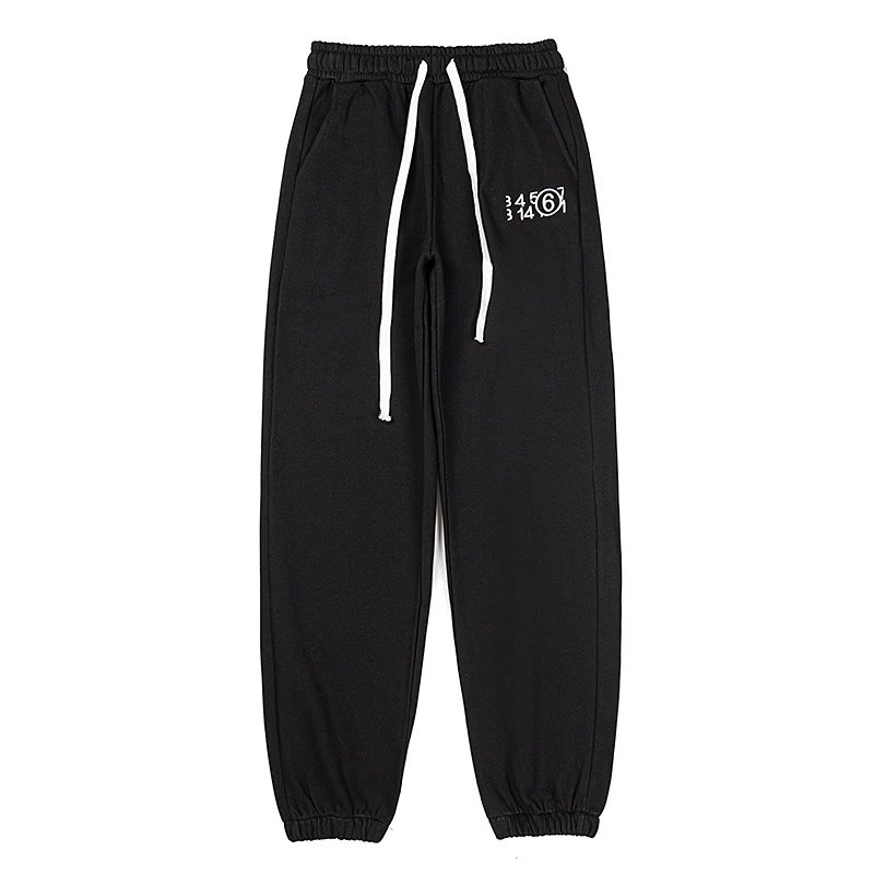 Maison Margiela Trousers Drawstring sweatpants with logo prints — M333-1