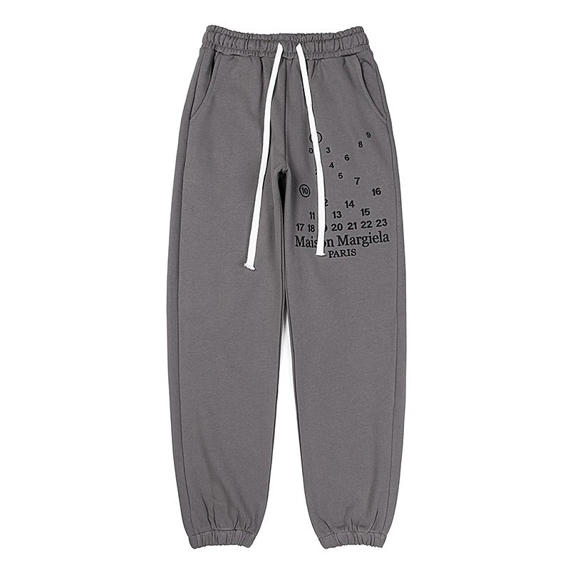 Maison Margiela Trousers Drawstring sweatpants with logo prints — M334-2