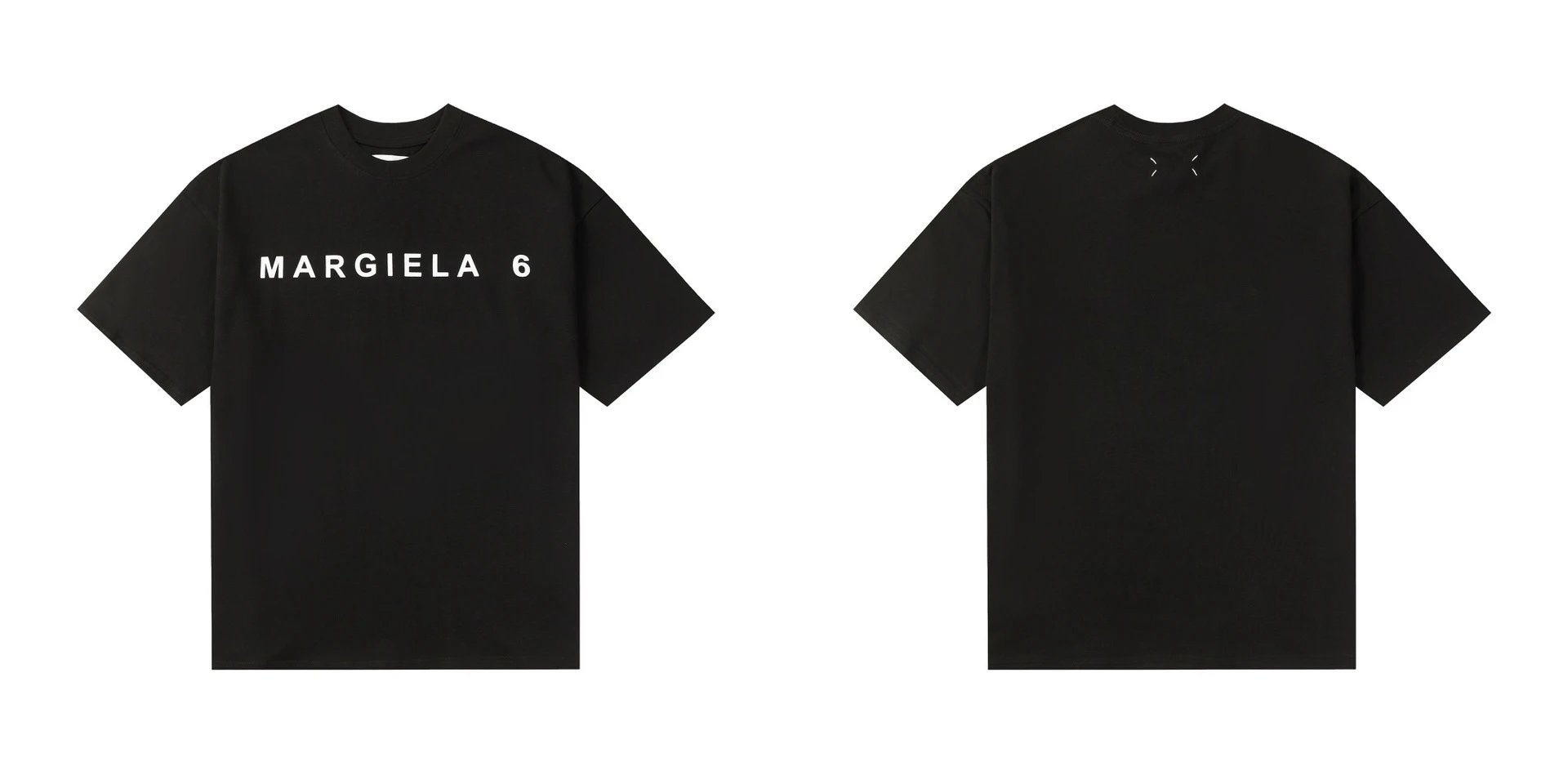 Maison Margiela T-Shirts Numeric logo graphic short-sleeve T-shirt — 809 black